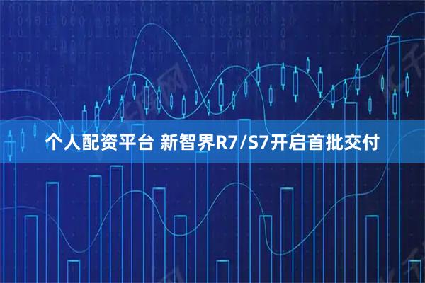 个人配资平台 新智界R7/S7开启首批交付
